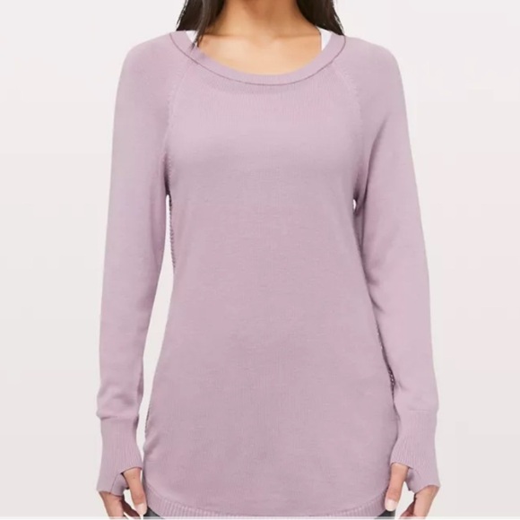 Lululemon Hello Aloe Women’s Gray Sweater - Picture 3 of 5